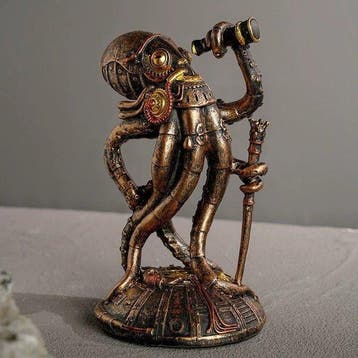 Steampunk Mechanical Octopus Traveler Ornament - Beeldje,