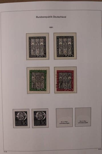 Duitsland, Bondsrepubliek 1949/2000 - Gevorderde dubbele, Gestempeld