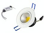 LED Inbouwspot - Koud wit licht 6000K- 7W - Aluminium Kante, Verzenden, Nieuw