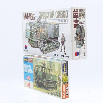 Model militair voertuig (2) - High Speed Tractor M5, Garco, Nieuw