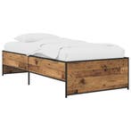 vidaXL Bedframe Oud hout 80 x 200 cm Bewerkt hout, Verzenden