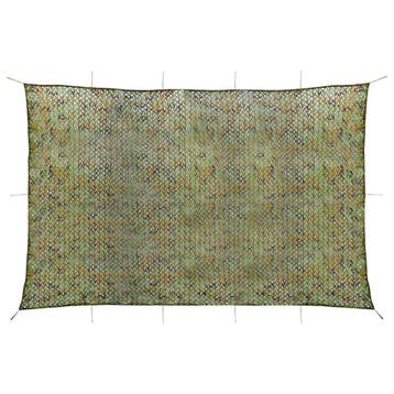 vidaXL Camouflagenet met opbergtas 6x7 m groen, Verzenden, Nieuw