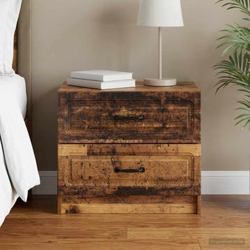 vidaXL Nachtkastje Oud hout 62 x 34,5 x 44,5 cm Bewerkt hout, Verzenden, Nieuw