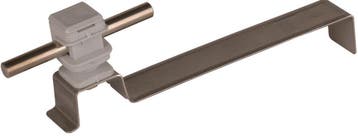 Dehn Dakdoorvoerhouder Stst/Plastic Grijs H 16mm Voor Rd 8mm, Verzenden, Nieuw