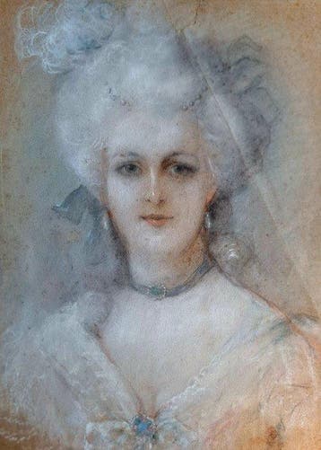 Scuola veneta (XVIII) - Ritratto nobildonna