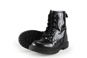 Nelson Veterboots Meisjes in maat 27 Zwart, Verzenden, Jongen of Meisje, Schoenen, Zo goed als nieuw