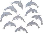 Strooihoutjes Dolfijn Zakje 10 stuks Maritiem 4,5x2,5 cm, Nieuw