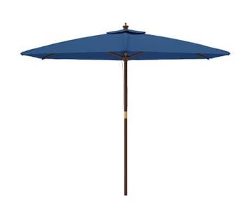 Houten Parasol 3m - Tweede kansje, OP = OP!, Verzenden, Zo goed als nieuw, 2 tot 3 meter, Stokparasol