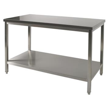 Werktafel | RVS | Met Bodemschap | 700mm Diep | 880mm Hoog, Verzenden
