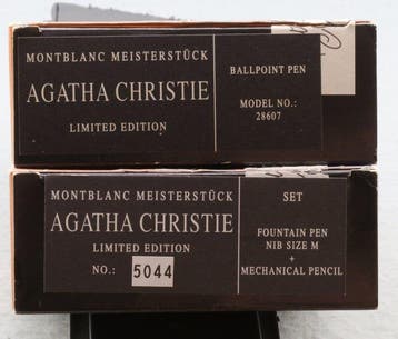 Montblanc - Set FP-BP-MP Writer Edition Agatha Christie -, Nieuw