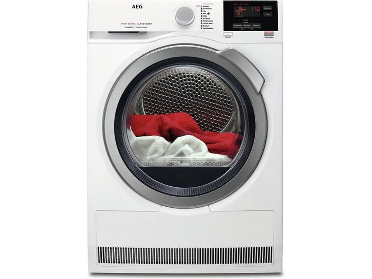 AEG T7DB83GS - Warmtepompdroger - 8 kg - Wit, Elektronische apparatuur, Droogkasten, Zo goed als nieuw, Verzenden