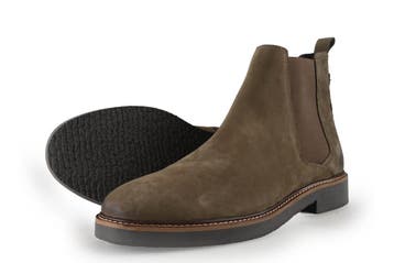 Manfield Chelsea boots in maat 44 Bruin, Verzenden, Boots