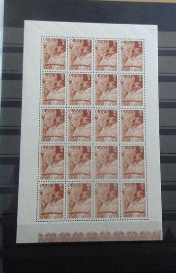 België 1941 - De moines in kleine bladeren met de, Gestempeld