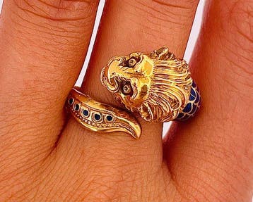 Bague - 18 carats Or jaune, Bijoux, Sacs & Beauté