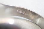 Argent - Bague - Signé « K » - Onyx
