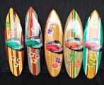 VW Minibusje wandborden surfplankjes,Paintbrush,geschilderd, Huis en Inrichting, Ophalen of Verzenden, Nieuw