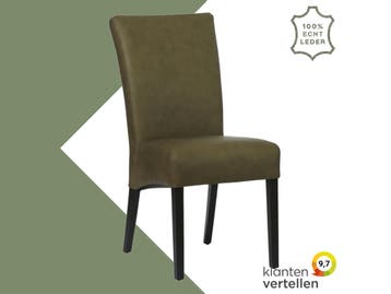 Leren eetkamerstoel Just, Ophalen of Verzenden