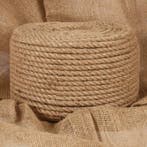 vidaXL Touw 100% jute 12 mm 100 m, Verzenden, Nieuw