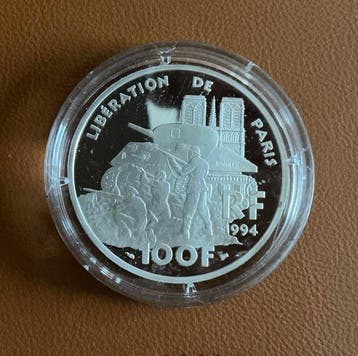 France. 100 Francs 1994 Libération de Paris (Sans prix de, Postzegels en Munten