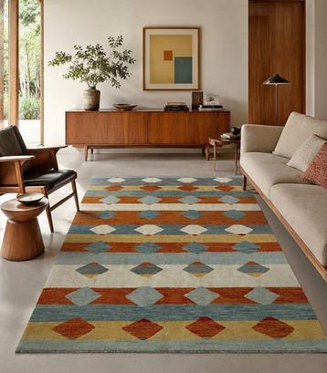 Kilim NimRuz - Vloerkleed - 300 cm - 200 cm, Huis en Inrichting, Nieuw