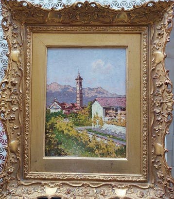 Enrico Reycend (1855-1928) - Paesaggio canavesano, Antiek en Kunst