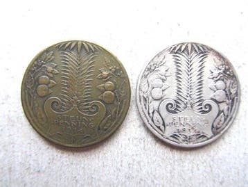 Nederland. Medal Steunpenning 1914 Zilver en Brons door J.C.