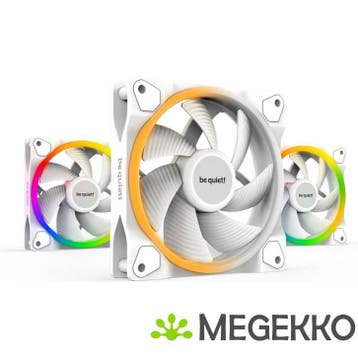 Be quiet! LIGHT WINGS White 120mm PWM Triple-Pack, Verzenden, Nieuw