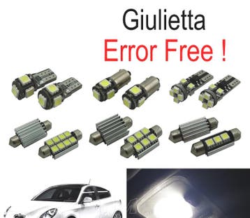 Kit 11 Ampoules Led Intérieur Pour Alfa Romeo Giulietta 940, Autos : Pièces & Accessoires, Éclairage, Verzenden