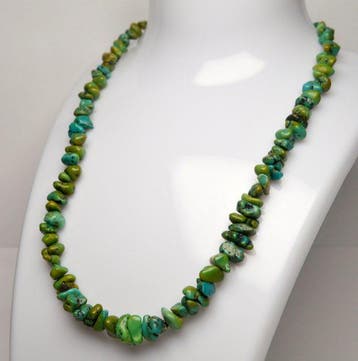 Turquoise - Blue Turquoise - 21,1g - Halsketting