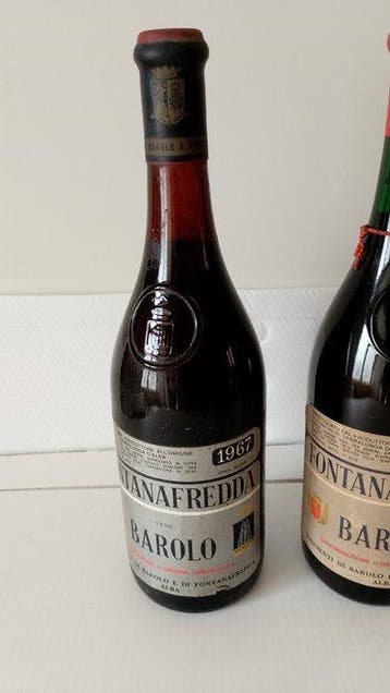 1961 Barbaresco & 1967, 1969 Barolo, Fontanafredda - Piëmont, Verzamelen, Nieuw