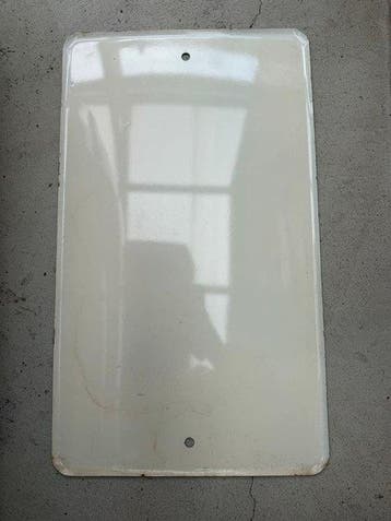 Vintage Japans emaille verkeersbord “” (Katagawa Tsk)