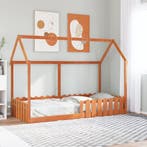 vidaXL Bedhuis wasbruin massief grenenhout 90x200 cm, Verzenden, Nieuw