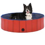 vidaXL Hondenzwembad inklapbaar 120x30 cm PVC rood, Verzenden, Nieuw
