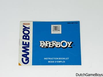 Gameboy Classic - Paperboy - FAH - Manual, Verzenden