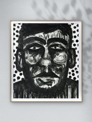 Miguel de Assunção - Dark Days (XL Size painting)