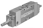Festo 5/3 Échappement Dair Électrovanne G1/8 1000l/min -, Verzenden