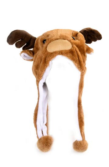 KIMU® Muts Flappen Rendier Laplander met Oortjes Bruin Hert, Ophalen of Verzenden, Nieuw
