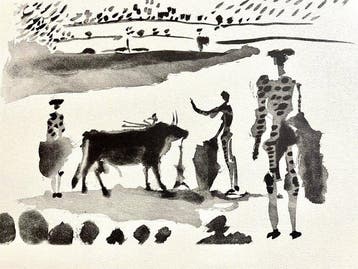 Pablo Picasso (after) - Après LEstocade Le Torero Montre La