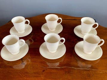 Wedgwood - Tasse à café (6) - Edme Koffiekopjes met