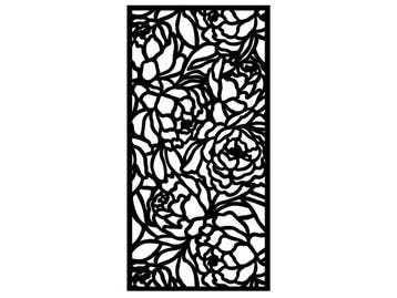 Veiling - 3x Composiet terrasscherm Bloom 180x90cm, Nieuw