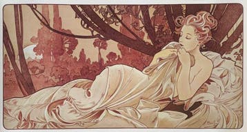 Alphonse Mucha (1860-1939) (after) - Dusk, 1899