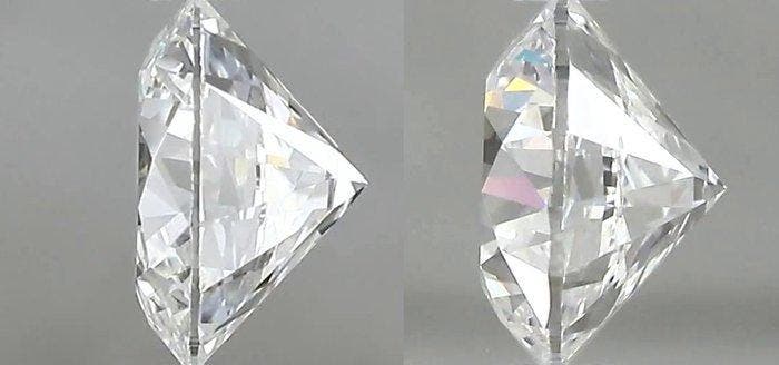 Sans prix de réserve - 2 pcs Diamant (Naturelle) - 1.00 ct -, Bijoux, Sacs & Beauté, Pierres précieuses