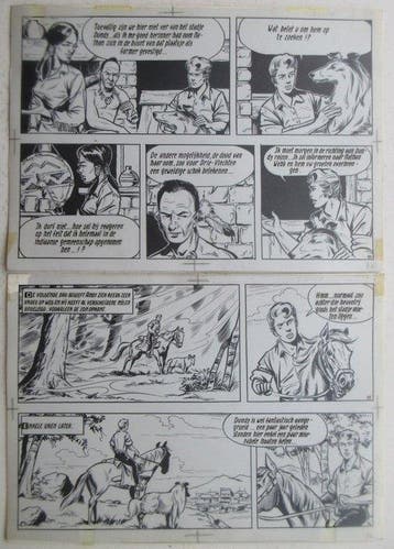 Bessy 85 - Originele pagina (p.9) - De drie vlechten - 1, Boeken, Nieuw