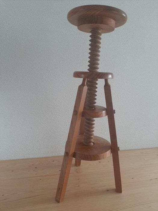 Kruk - Hout - Kunstenaars Kruk, Antiquités & Art, Antiquités | Assiettes décoratives & Carrelages