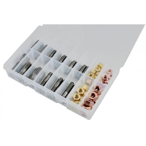 Spruitstuk tapeind en moeren assortiment 100 delig M8-M10, Autos : Divers, Outils de voiture, Envoi