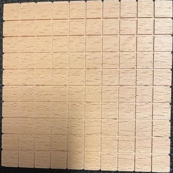 MAB 10 x 10 Houten plankje, Verzenden