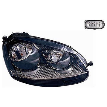 Volkswagen Golf V/Golf V GT/GTI Koplamp Rechts Met Pinklicht, Verzenden