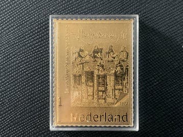 Nederland 2020 - Gouden postzegel de eerste vrije, Postzegels en Munten, Gestempeld