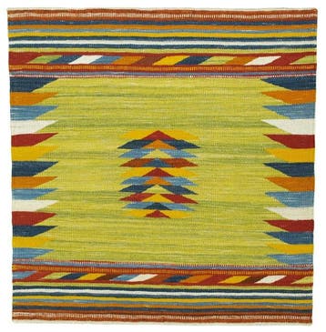 Kilim designer tissé à la main - pièce de collection - Kelim