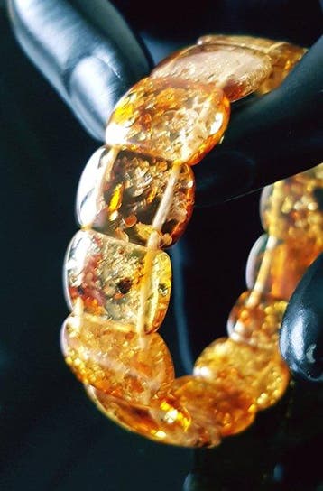 Amber Vintage Natuurlijk Baltisch Amber Armband Unisex- 12 g